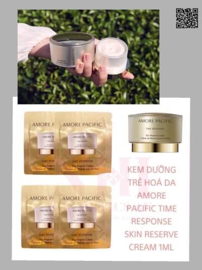 TIME RESPONSE SKIN RESERVE CREAM AMORE PACIFIC SAMPLE PACK ( 24ML )