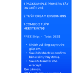 Nadine Thái – ĐƠN HÀNG LIVE 12-3