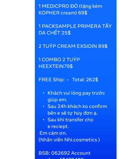 Nadine Thái – ĐƠN HÀNG LIVE 12-3