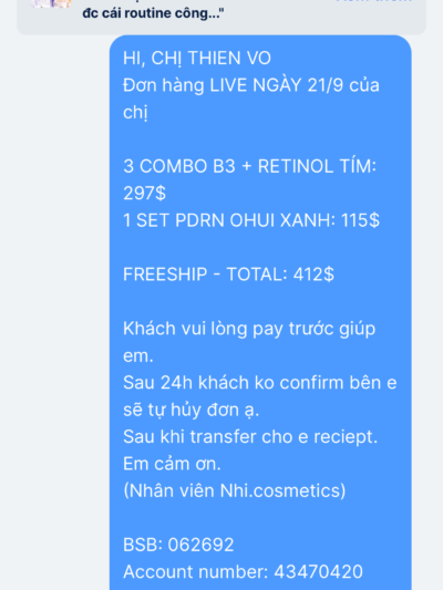 THIEN VO đơn hàng 21/9
