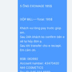MINAKO AWASAKI đơn hàng 5/9